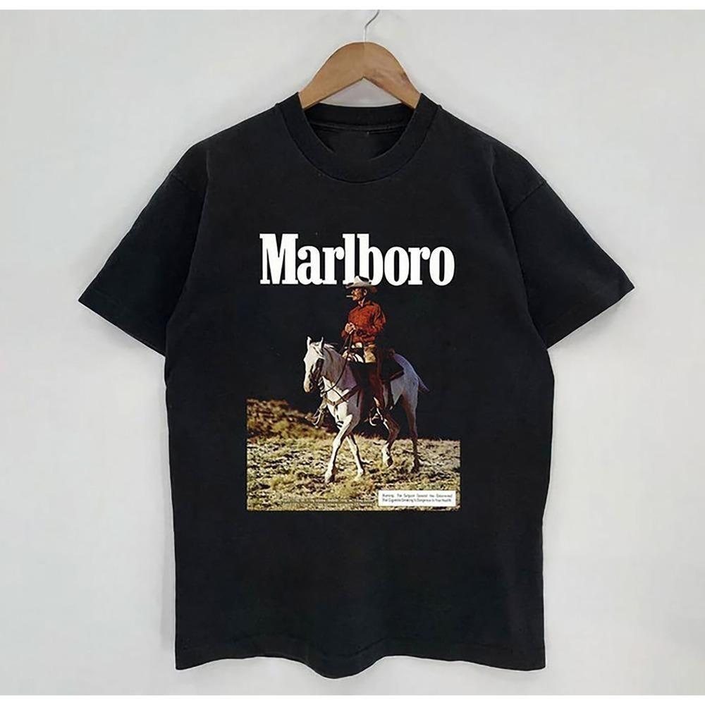 Marlboro Cowboy Retro Western Fan Graphic Unisex T-Shirt